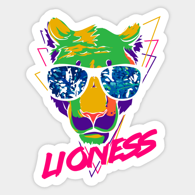 Lioness Sticker by MinnieWilks